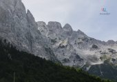 Intérieur de la vallée de Valbona - Montagnes Maudites