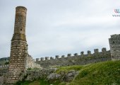 Ruines de la seule mosquée à l'intérieur de, de la forteresse